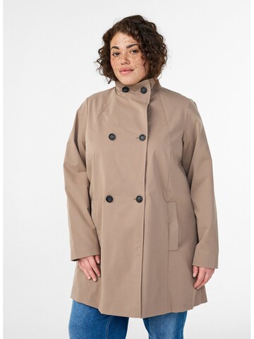 Geacă de primăvară-toamnă 'Cavalencia' de la Zizzi pe gri: față