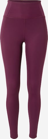 Girlfriend Collective Skinny Sporthose in Lila: predná strana