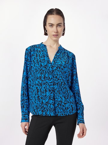 BOSS Black Blouse 'Banora' in Blue: front