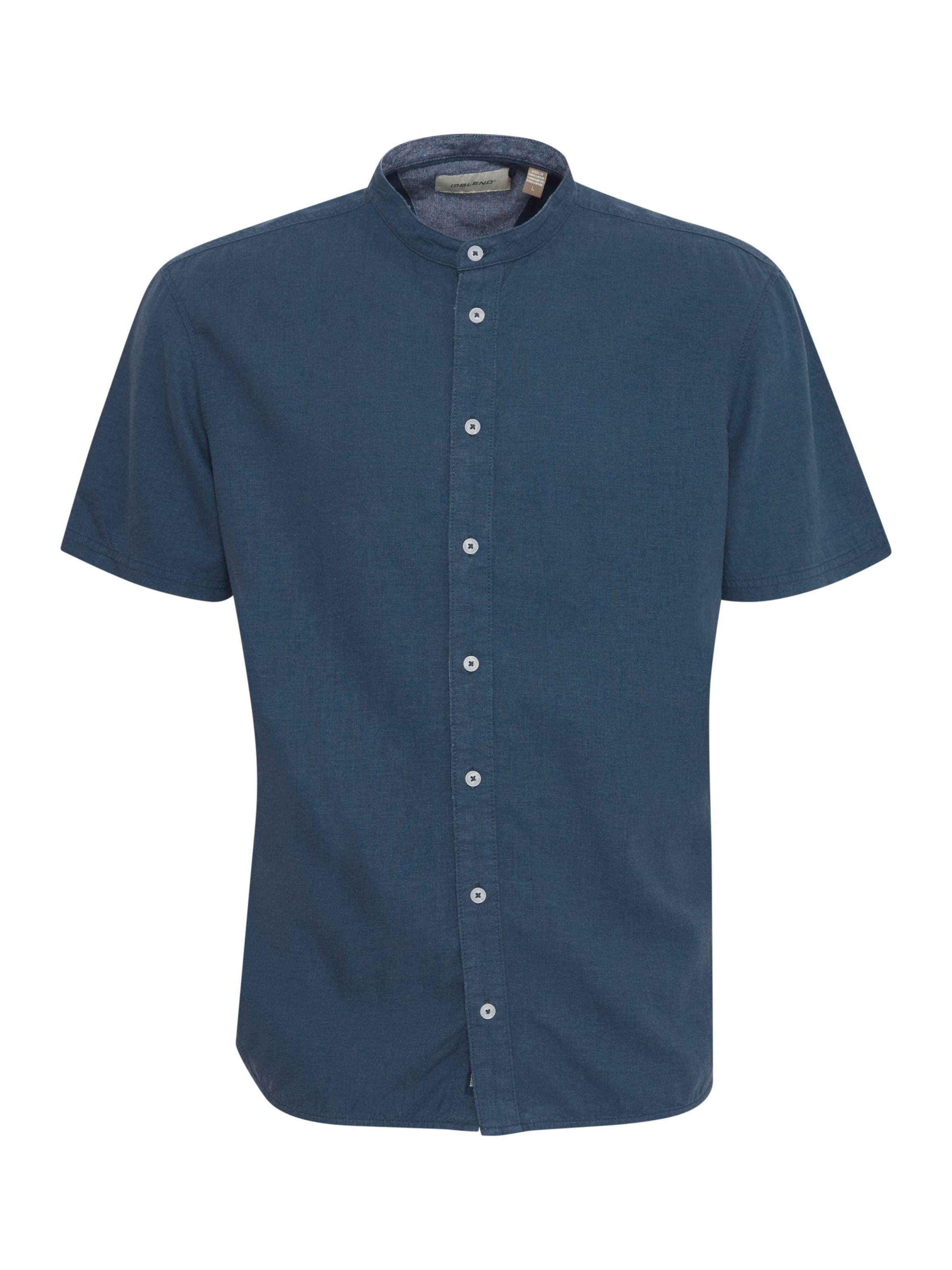 BLEND - Regular Fit Camisa 'Bobby' em azul: frente