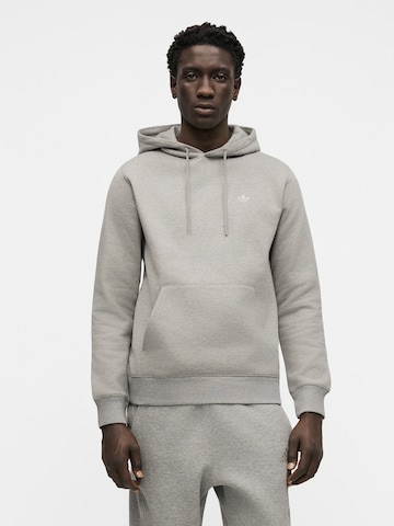 Sweat-shirt 'Essentials' ADIDAS ORIGINALS en gris : devant