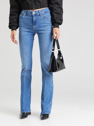 7 for all mankind Flared Jeans 'Bair Stream' in Blauw: voorkant