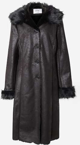 SHYX Pitkä talvitakki värissä musta: etupuoli