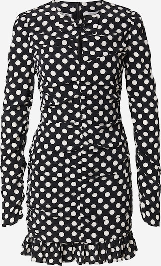 Essentiel Antwerp Mekko 'JAST RUCHED' värissä musta / valkoinen, Tuotenäkymä