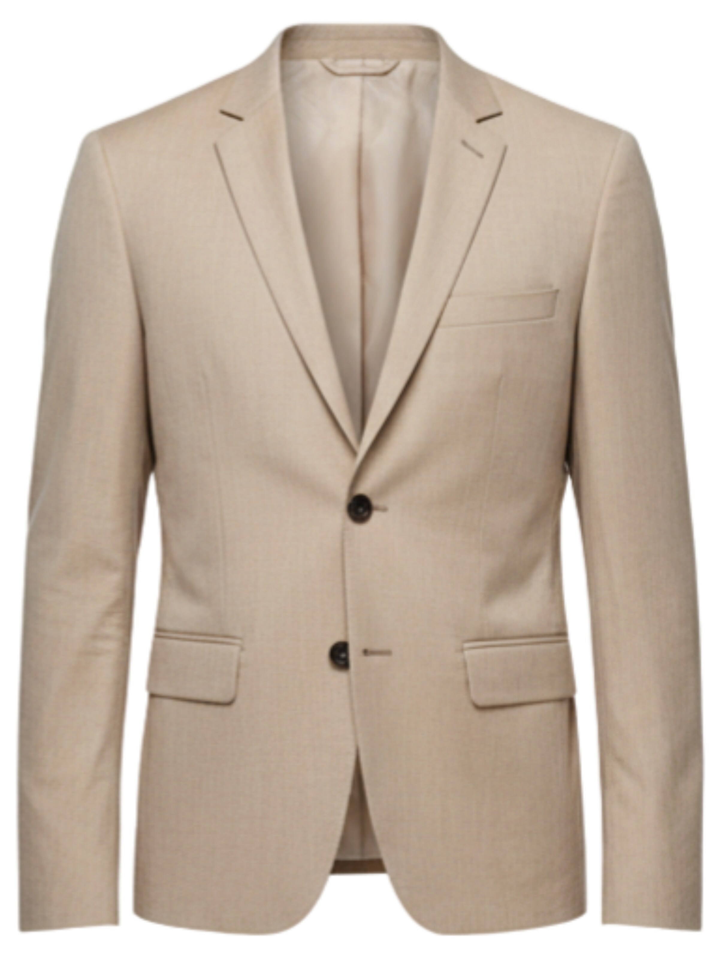 Ombre Regular fit Business blazer 'OM-BLZB-0135' in Beige: front