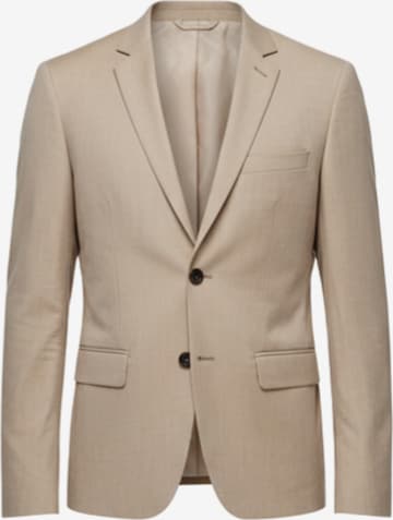 Ombre Business blazer 'OM-BLZB-0135' in Beige: front