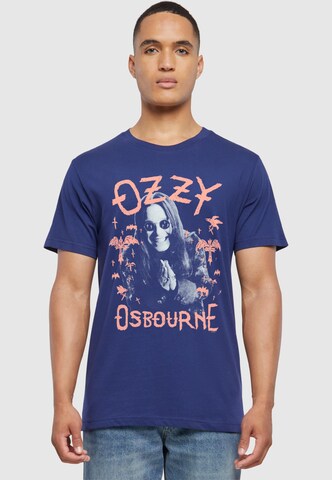 Merchcode Bluser & t-shirts 'Ozzy Osbourne' i blå: forside