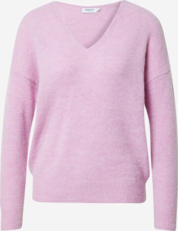 MSCH COPENHAGEN Pullover in Lila: predná strana