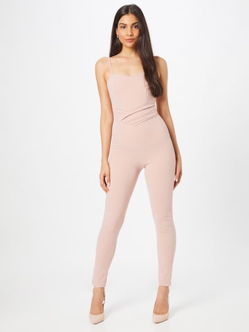 WAL G. Jumpsuit 'RIMI' in Roze: voorkant