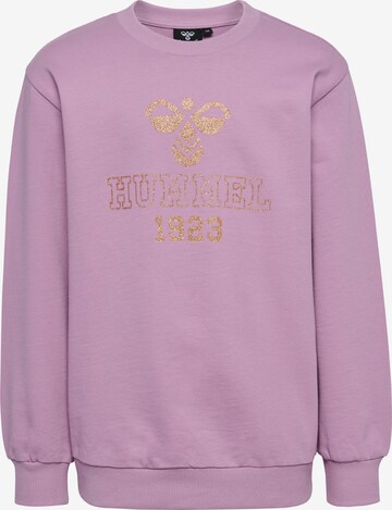 Sweat-shirt Hummel en violet : devant