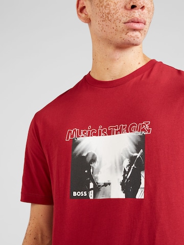 BOSS Orange T-Shirt 'TeScorpion' in Rot