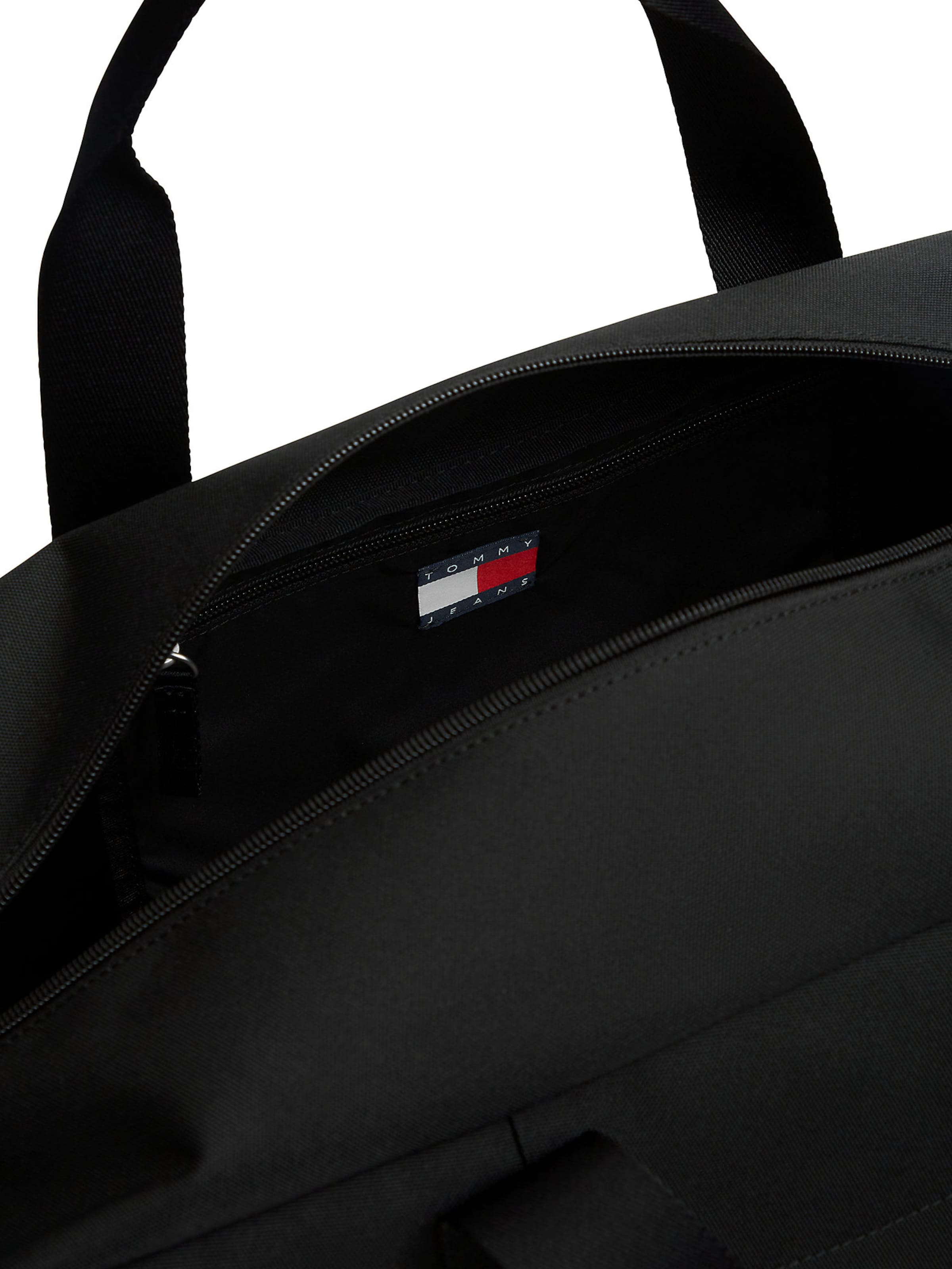 Borsa weekend 'Essential' di Tommy Jeans in nero