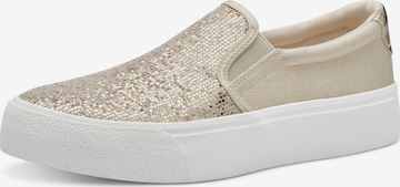 Scarpa slip-on di TAMARIS in oro: frontale