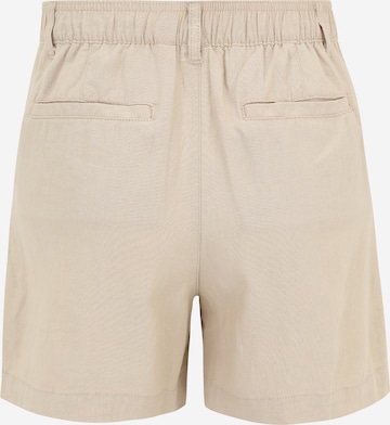 Gap Petite regular Bukser med lægfolder i beige