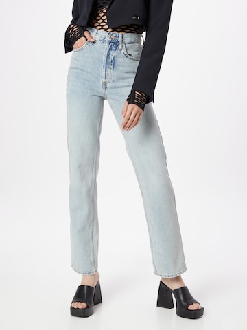 Loosefit Jeans 'Kort' de la TOPSHOP pe albastru: față