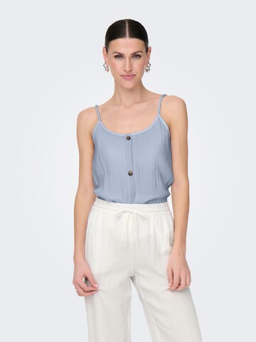 JDY Top 'JDYTHEIS' in Blauw: voorkant
