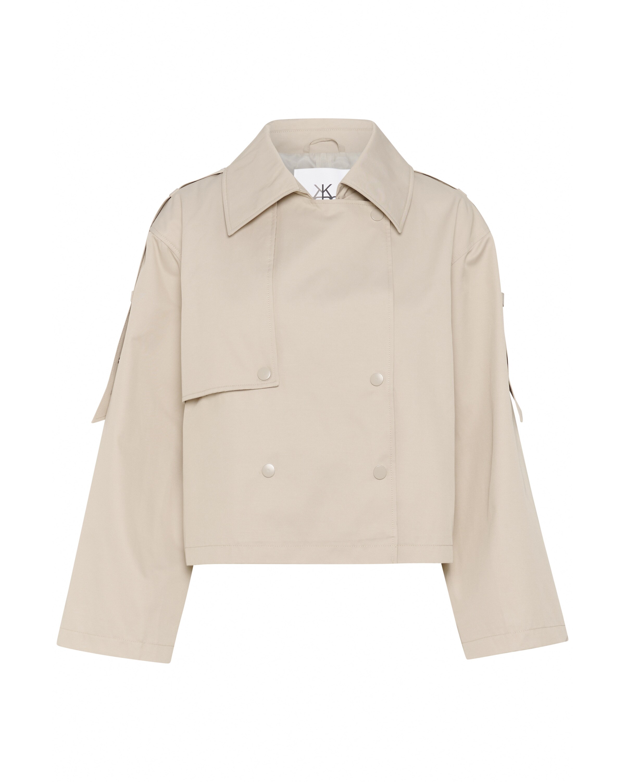 KAREN BY SIMONSEN Tussenjas 'Titte' in Beige: voorkant