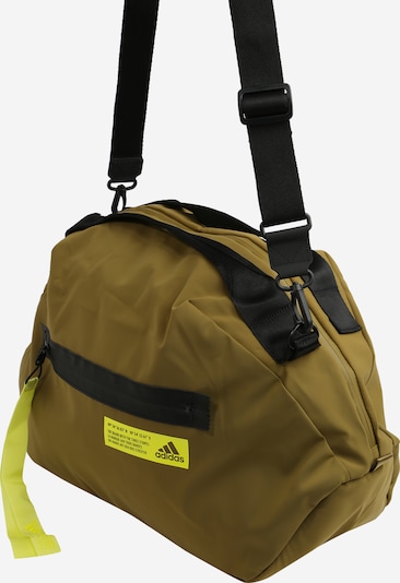 ADIDAS PERFORMANCE Sports Bag in Neon yellow / Khaki / Black, Item view