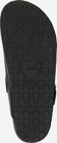 Saboți de la Love Moschino pe negru