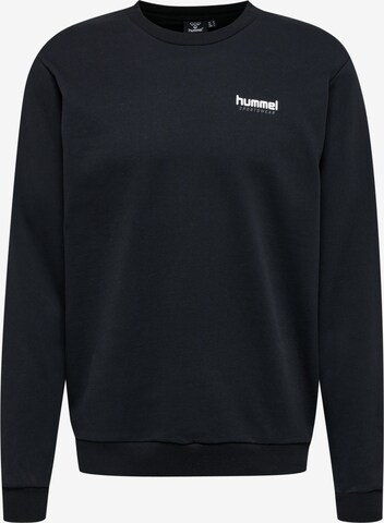 Hummel Sportsweatshirt 'Austin' in Zwart: voorkant