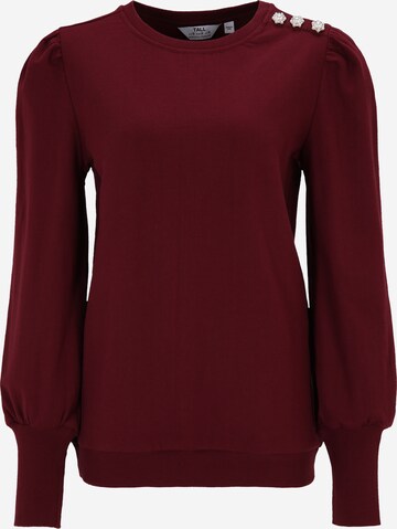 Sweat-shirt Dorothy Perkins Tall en rouge : devant