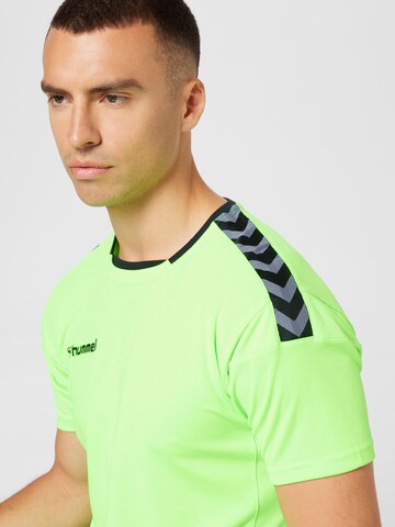 žalia Hummel Sportiniai marškinėliai