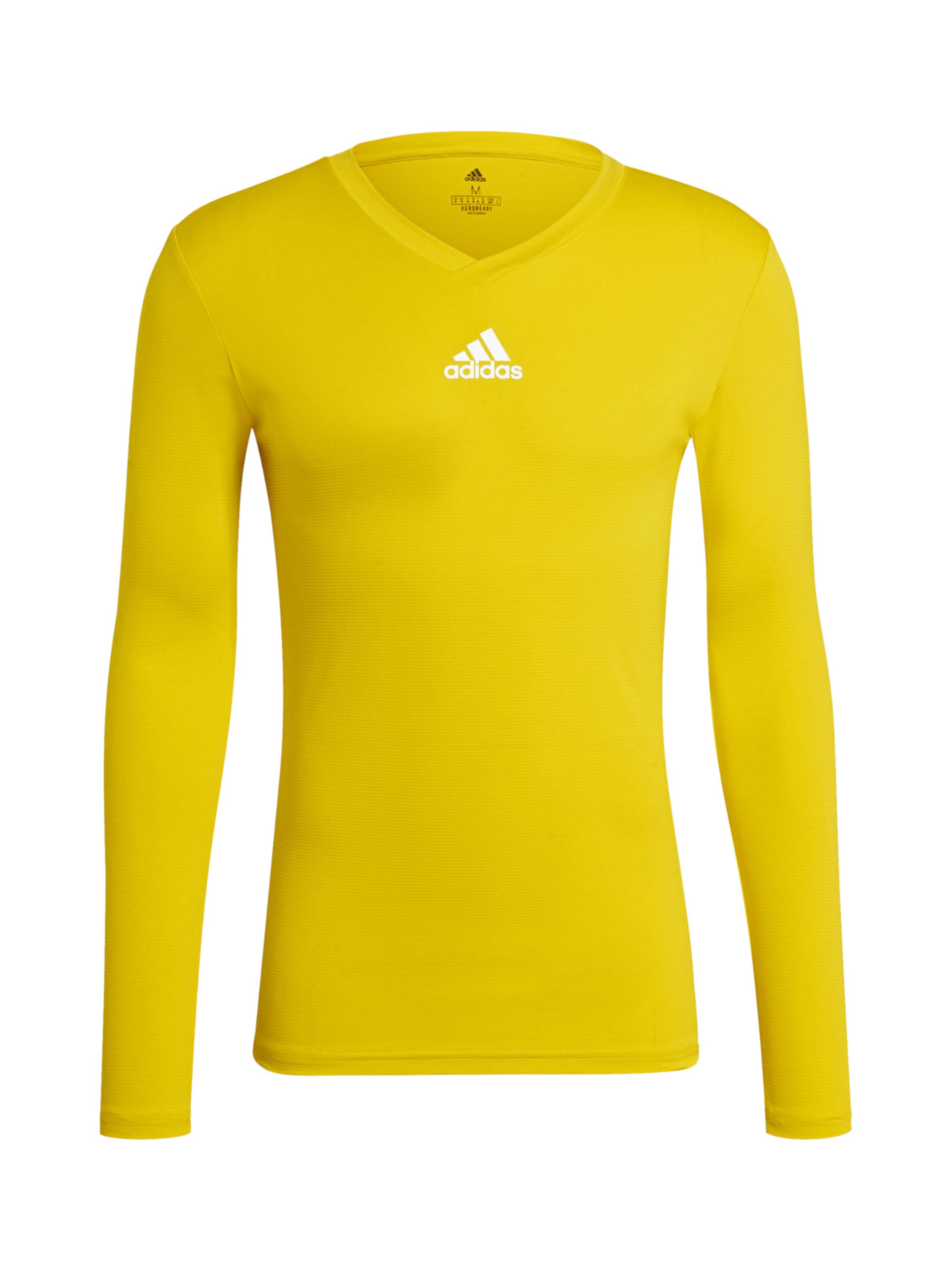 ADIDAS PERFORMANCE Funktionsshirt 'Team Base' in Gelb: Vorderseite