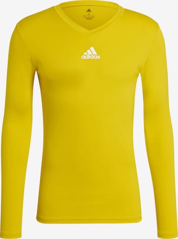 T-Shirt fonctionnel ADIDAS SPORTSWEAR en jaune : devant