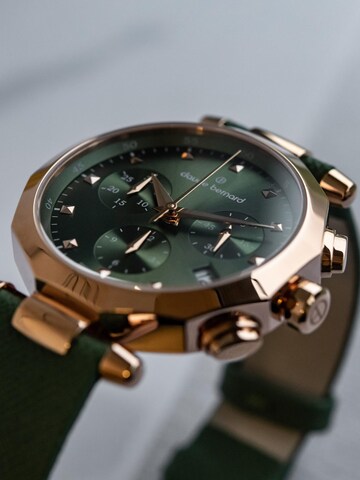 Claude Bernard Analoguhr 'Dress Code Chronograph' in Grün