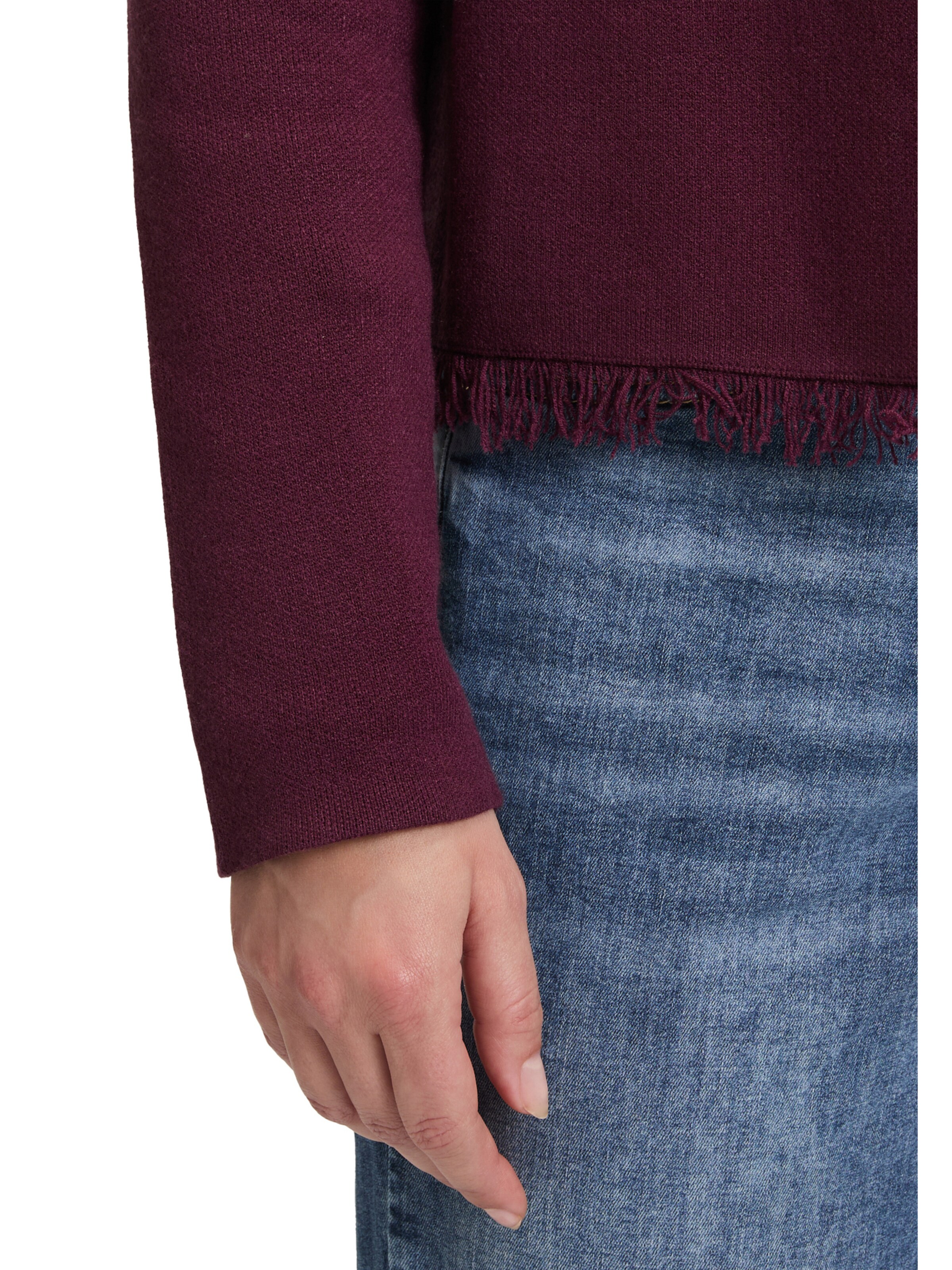 Cartoon Knit cardigan in Purple