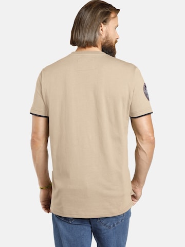 T-Shirt 'Sölve' Jan Vanderstorm en beige