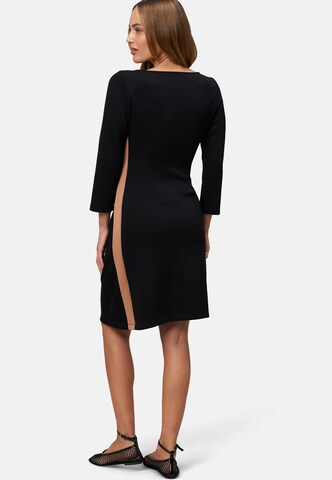 zero Sweatkleid mit Raffungen in Schwarz