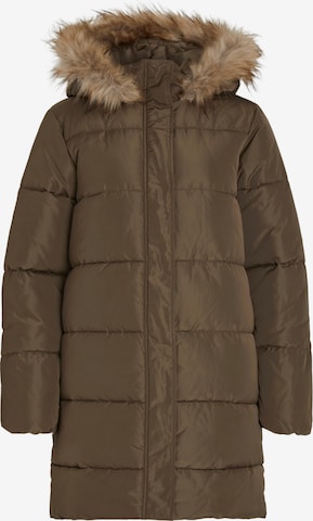 VILA Winter Parka 'Leola' in Green: front