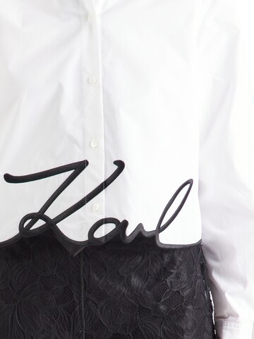 Karl Lagerfeld - Blusa en blanco