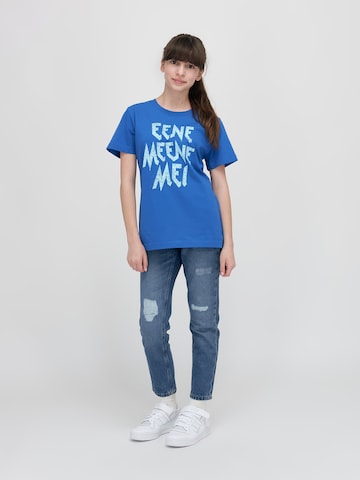 ABOUT YOU x StayKid T-shirt 'KARTOFFELBREI' i blå: framsida