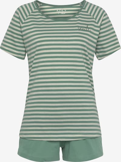 Pijama 'Dreams' VIVANCE pe verde smarald / verde pastel, Vizualizare produs