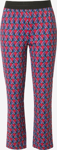 Ulla Popken Slimfit Hose in Rot: Vorderseite