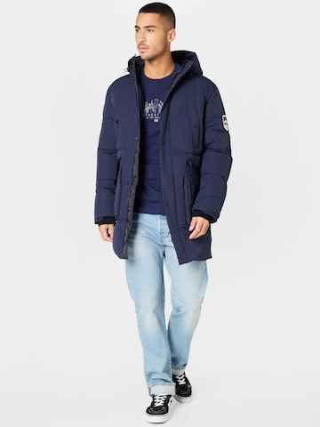 INDICODE JEANS Téli parka 'Gazelle' - kék