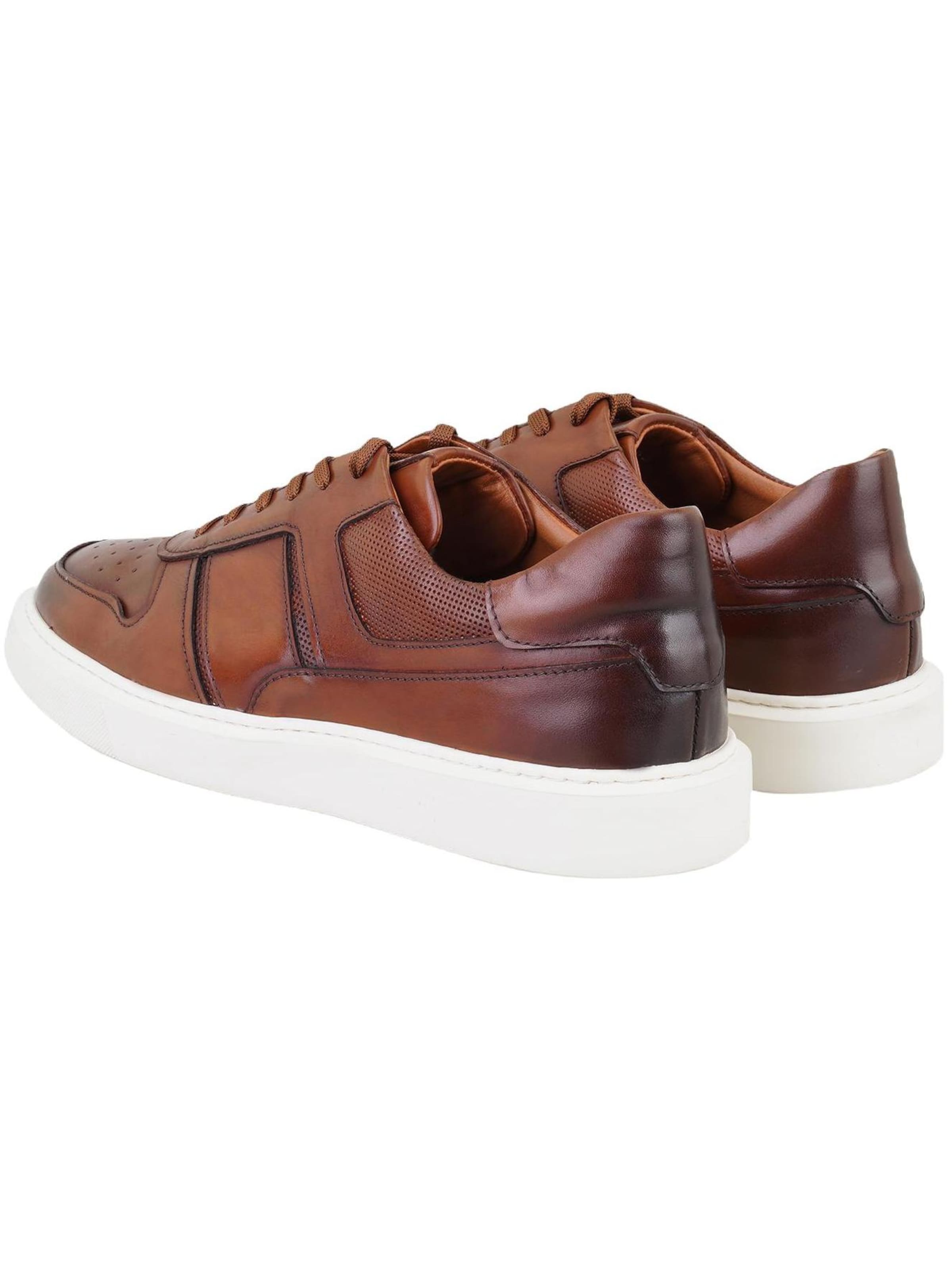 Desa Slip-ons 'Schnürschuhe' in Brown