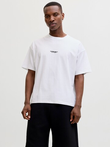 JACK & JONES Μπλουζάκι 'JCOBIARRITZ' σε λευκό