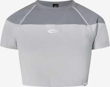 Smilodox Sportshirt 'Advanced Chanda' in Grau: predná strana