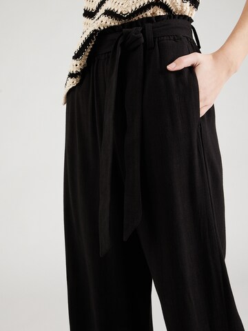 ONLY Wide Leg Hose 'Siesta' in Schwarz