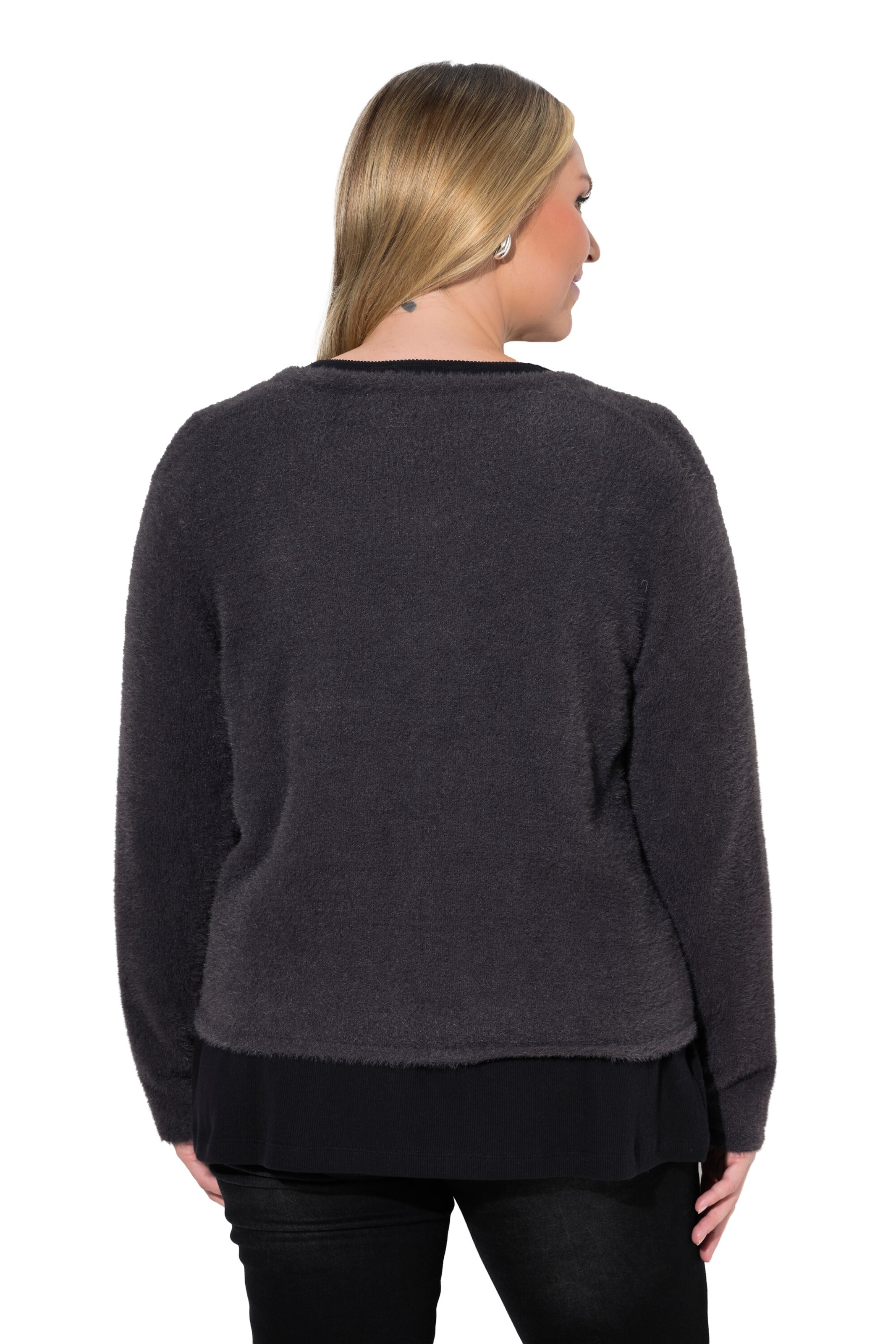 MIAMODA Knit cardigan in Brown