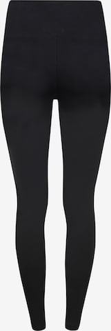 Evoni Slimfit Leggings 'aus Baumwolle mit hohem Bund' in Schwarz: Vorderseite