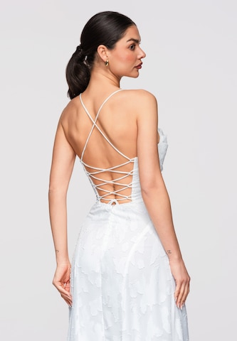 Ombre Evening dress 'LA-OM-DLR307' in White
