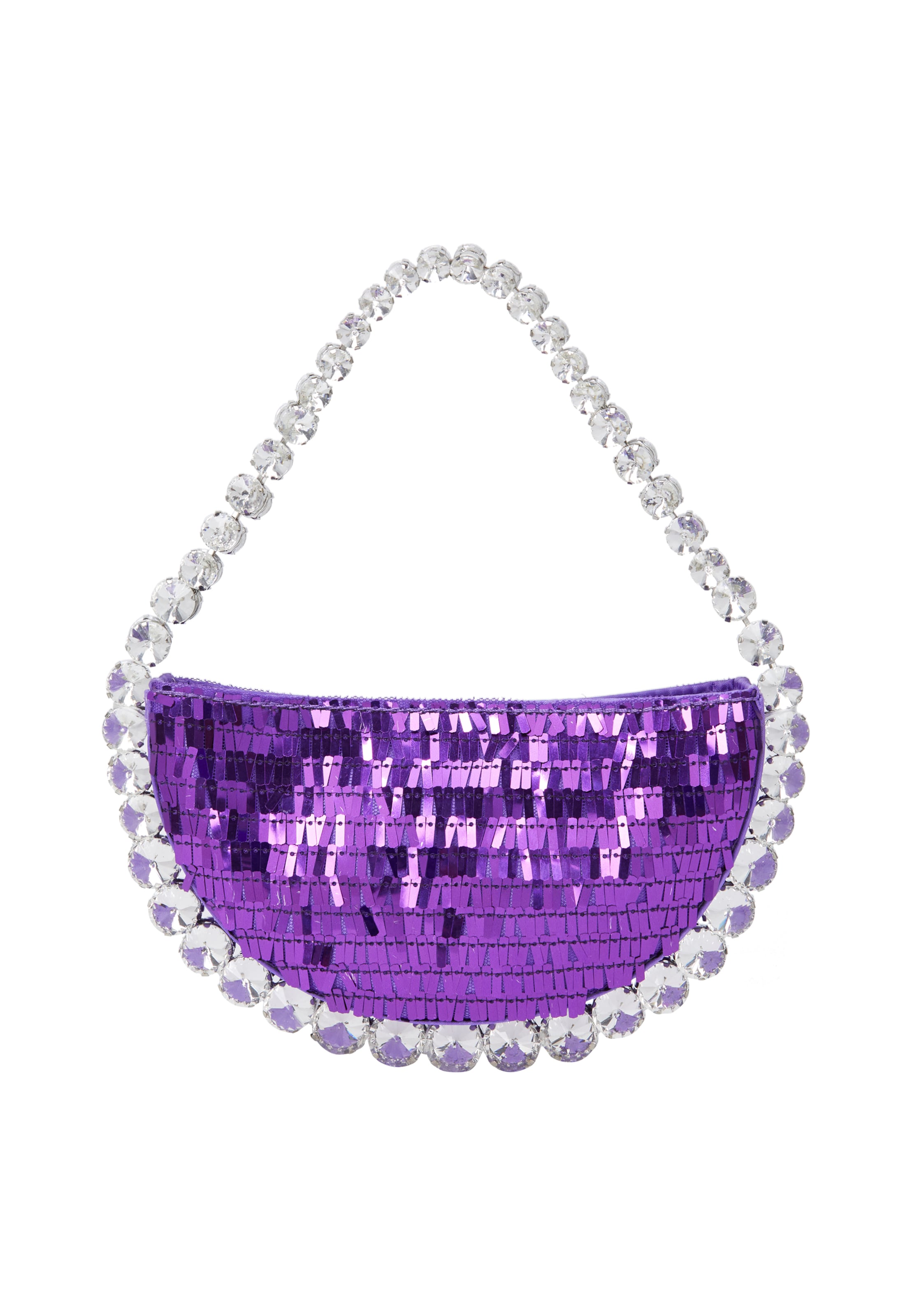 myMo at night Listová kabelka - Fialová: predná strana