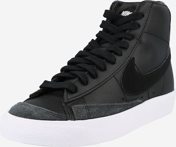 Nike Sportswear Кроссовки на платформе 'Blazer Mid 77' в Черный: спереди