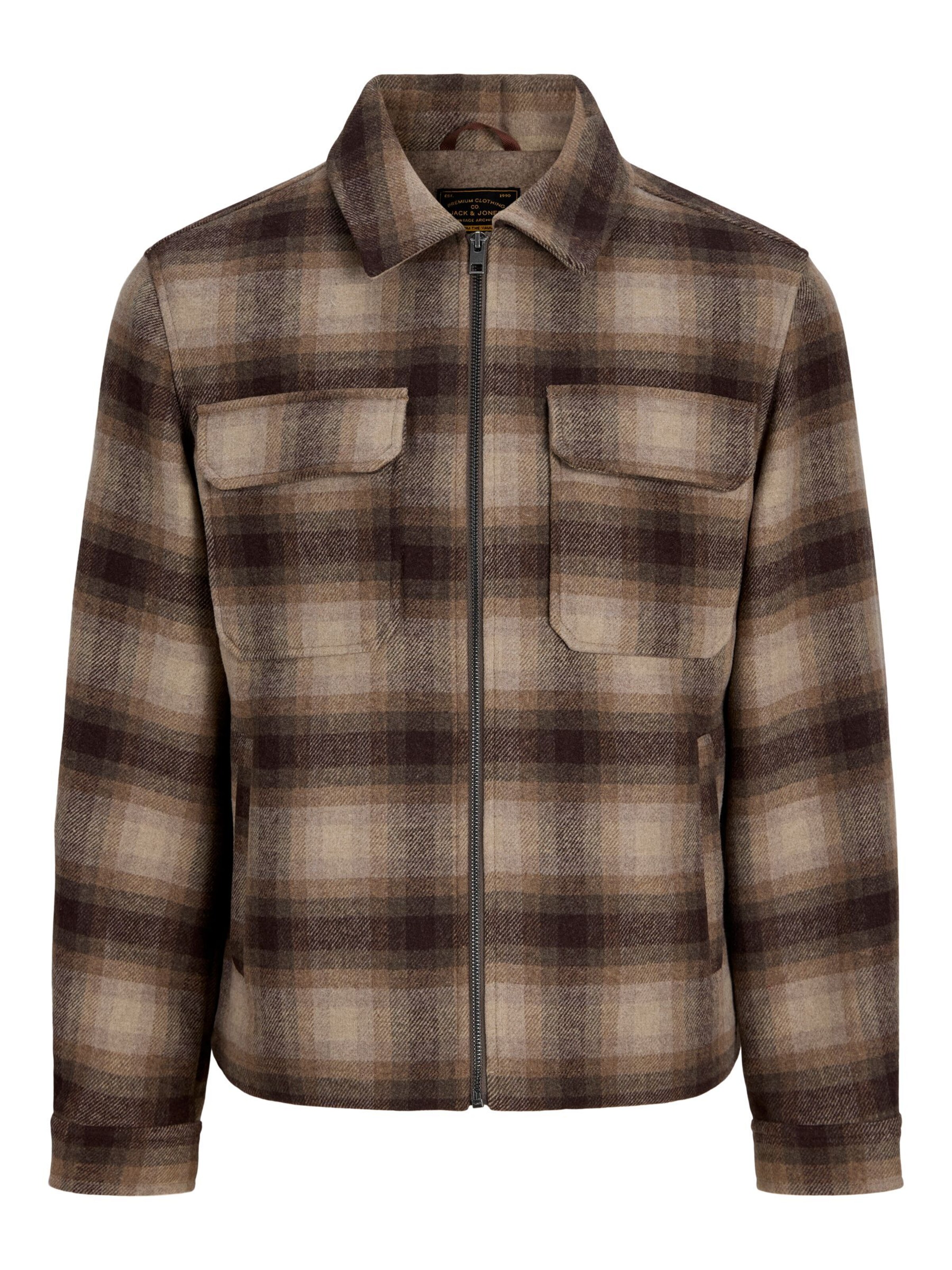 JACK & JONES Between-season jacket in Beige: front
