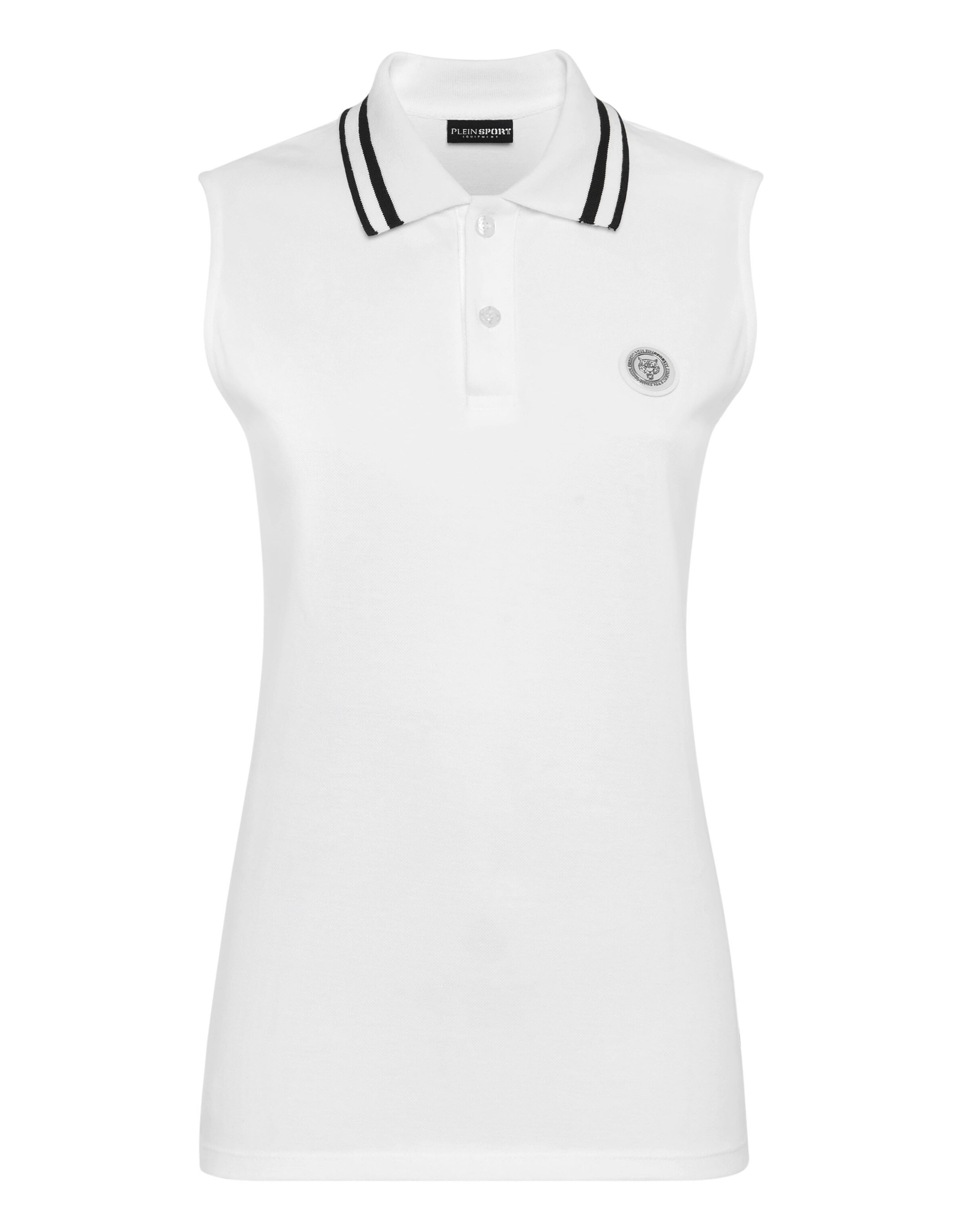 Plein Sport Top in Wit: voorkant
