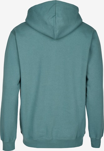 Cleptomanicx Sweatshirt 'Hooded Embro Gull 2' in Blue